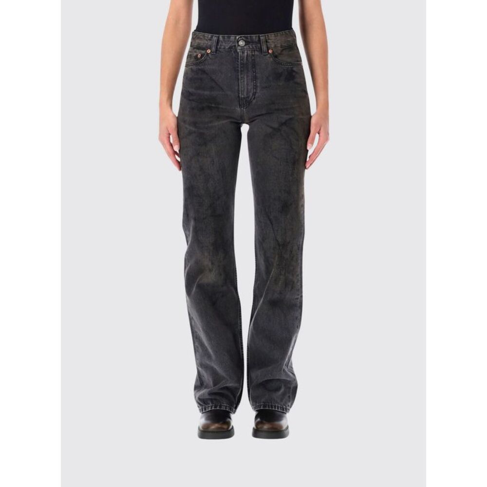 Our Legacy Women Our Legacy High-Waisted Straight Leg Jeans In Stretch Denim